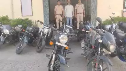 #कार्यवाही पुलिस थाना कोतवाली द्वारा 13 पावर बाइक्स डिटेन।