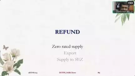 Refund under GST
#learnwithcbic