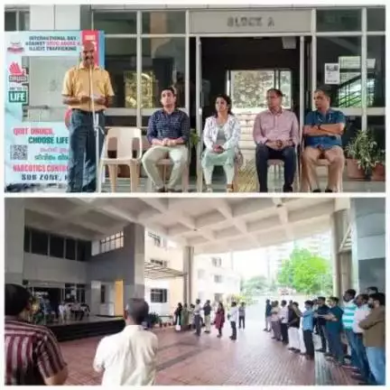 #DrugsFreeBharat
NCB-Cochin Anti Drugs Awareness drive at Kendriya Bhavan, Kakkanad, Cochin. Motivated to take E-pledge.