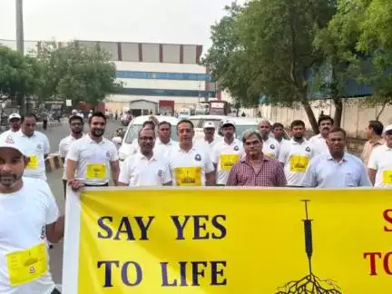 a walkathon to raise awareness against Drug Abuse was organised on 25.06.24 by ACC (EXPORT),Delhi
#DrugFreeIndia