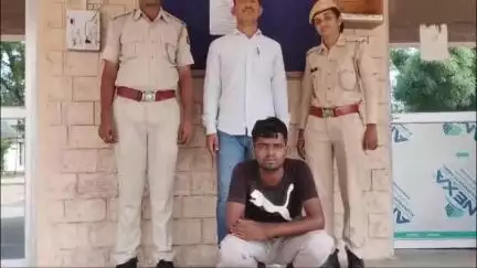 #PS सदर नागौर :- सरहद सींगड़ स्थित किसान भोजनालय मेें चोरी करने के आरोपी को हरमाड़ा जयपुर से किया #गिरफ्तार।