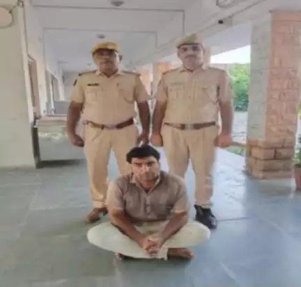 टॉप 10 मे चयनित वांछित आरोपी हरीश कुमार सैनी गिरफ्तार ।