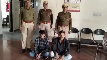 #PS सुरपालिया:- मोटरसाइकिल चोरी के प्रकरण में त्वरित कार्यवाही करते हुए दो आरोपियों मनीष एवं श्रवण उर्फ नैना को #गिरफ्तार कर, चोरी की मोटरसाइकिल बरामद की गई।