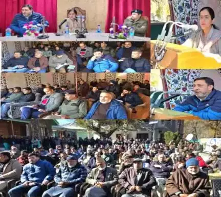 DC Kupwara, Ms Ayushi Sudan IAS presided  over a Block Diwas program at Dak Bunglow Tangdhar District Kupwara J and K UT. Took review of essential services and winter preparedness!!