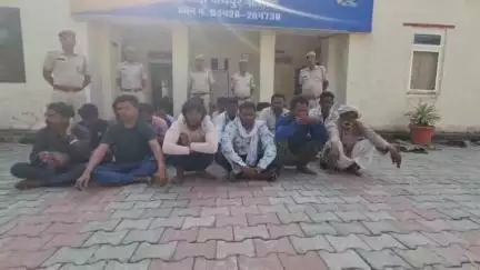 पुलिस थाना #चन्दवाजी ने शांति भंग में सात व्यक्तियों को किया गिरफ्तार।
