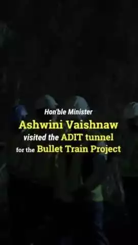 Hon’ble MR Shri #AshwiniVaishnaw visited the ADIT Tunnel of the #BulletTrain project, where he interacted with engineers, conducted a thorough inspection, and reviewed the progress.