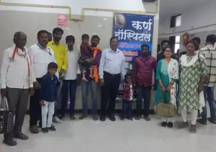 ग्रामीण रुग्णालय भोकर येथे कर्ण व मूकबधिर शिबिर