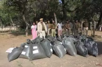 एन.डी.पी.एस. एक्ट के मादक पदार्थाें का निस्तारण ।