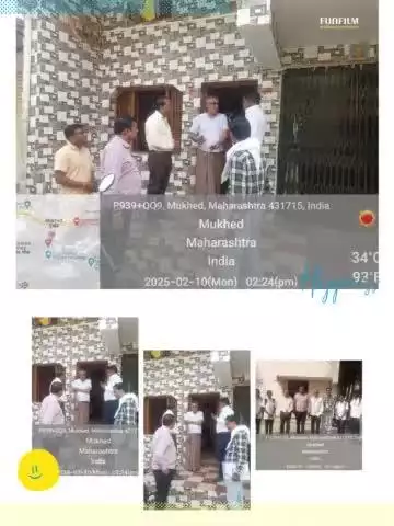 बिलोली तालुक्यात हत्तीरोग अधिकारी यांची भेट जनजागृती व मार्गदर्शन