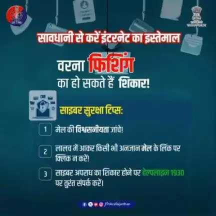 साइबर अपराध का शिकार होने पर तुरंत हेल्पलाइन नंबर 1930 पर संपर्क करें