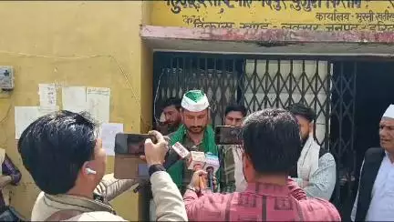 भारतीय किसान यूनियन तोमर का बहुउद्देशीय सहकारी समिति मोहम्मदपुर बुजुर्ग पर हल्ला बोल #pushkar dhami