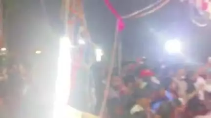 बाजपट्टी प्रखंड के बसहा गांव में 2 दिवसीय महावीर झंडा संपन्न हो गया हजारों श्रद्धालु मेले में पहुंचे थे