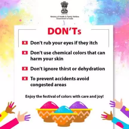 #HappyHoli | Stay Healthy, Stay Safe this Holi! 

Celebrate with joy and care—follow these tips for a safe and vibrant Holi!