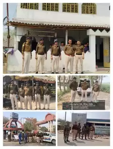 #होली_पर्व_2025 को सुरक्षित एवं सौहार्द्रपूर्ण माहौल में संपन्न कराने तथा #रमजान📷 के पावन माह में जुम्मे की नमाज के अवसर पर सुरक्षा एवं विधि-व्यवस्था संधारण हेतु #कटिहार_पुलिस सभी चौक-चौराहे एवं धार्मिक स्थलों के आस-पास सक्रियता के साथ मौज