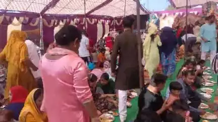 जगाधरी वर्कशॉप रेलवे अंडरपास के पास फर्कपुर में बाबा  जी का 39वा वार्षिक महोत्सव मनाया गया भंडारे का आयोजन किया गया