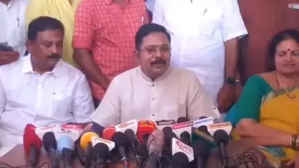 குளத்தூர்: திமுக ஆட்சியில் சட்டம் ஒழுங்கு சரியில்லை 2026 தேர்தலில் எடப்பாடி பழனிச்சாமி அதிமுகவை மூடு விழா செய்து விடுவார் டிடிவி தினகரன் ஆதனக்கோட்டையில் பேட்டி