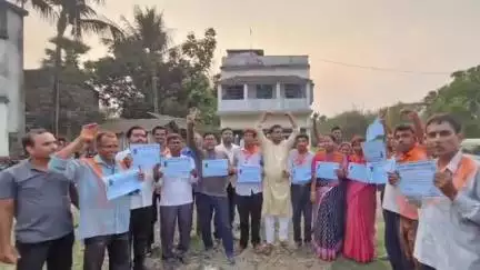 চণ্ডীপুর: খাজুরআড়ি সমবায়ে১২-০আসনে জয়ী BJP,আজ কর্মীদের বিজয়োল্লাস,উপস্থিত বিধানসভা কনভেনার সূর্য বাগ