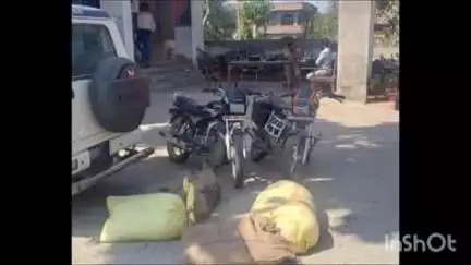 दिघवारा: अवतारनगर थाना पुलिस ने 250 लीटर देशी शराब और दो बाइक बरामद की, तस्कर की पहचान कर गिरफ्तारी के लिए छापेमारी जारी