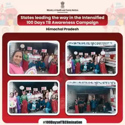 #HimachalPradesh is leading the way in India’s TB-free mission with proactive outreach, comprehensive screenings, and collective action! 

Together, let’s #EndTB!