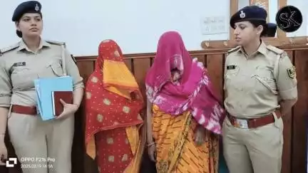 लगभग 13 लाख के आभूषण के साथ दो महिला चोर गिरफ्तार, आभूषण खरीदने वाले दो दुकानदारों पर भी मामला दर्ज