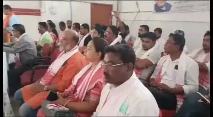 চেঙা: চেঙাত বিজেপিৰ জিলা সভাপতিৰ সভাপতিত্বত ভাৰত ৰত্ন, প্ৰাক্তন প্ৰধানমন্ত্ৰী অটল বিহাৰী বাজপেয়ীৰ জন্ম শতবাৰ্ষিকী উপলক্ষে সভা