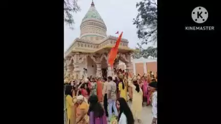 मंडरो: मिर्जाचौकी दुर्गा मंदिर के पास ज्ञान सप्ताह श्रीमद्भागवत को लेकर कलश शोभा यात्रा निकाली गई