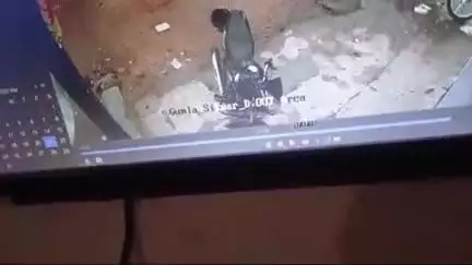 ghaghra accident block chok 
picup van and scooty