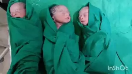 मानगाव: 23 वर्षीय महिलेने दिला चक्क तीन बाळांना जन्म… डॉक्टरांच्या टीमने केली नैसर्गिक प्रसुती…माता व बालके सुखरूप…