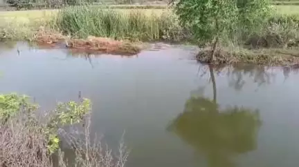 జాజిరెడ్డి గూడెం: రామన్నగూడెం గ్రామ శివారులో ఎస్సారెస్పీ కాలువకు గండి