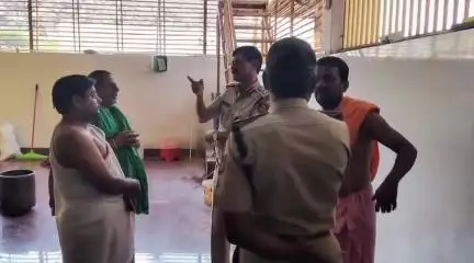 ಸಿರವಾರ: ಕಲ್ಲೂರು ಮಹಾಲಕ್ಷ್ಮಿ ದೇಗುಲದಲ್ಲಿ ಕಳ್ಳತನ, ಎಸ್ಪಿ ಭೇಟಿ, ಪರಿಶೀಲನೆ