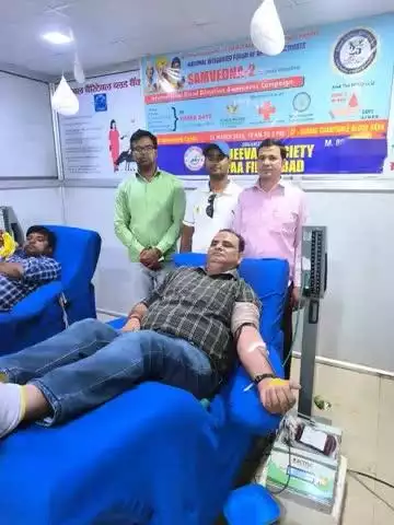 #संवेदना-2 रक्तदान महादान - 
एक रक्तदान देश के नाम - एक रक्तदान शहीदों के नाम 
 आओ रक्तदान करें महादान महान_क्रान्तिकारियों की याद मे  23_मार्च_2025 को शहीद_भगत_सिंह, राज_गुरु, सुखदेव जी के 94 वें शहादत दिवस पर अपना 36 वां रक्तदान किया।।