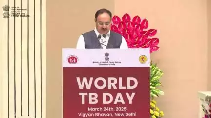 #WorldTBDay | Union Minister for Health and Family Welfare, Shri #JPNadda, emphasized the critical role of research and innovation in accelerating India's fight against TB.