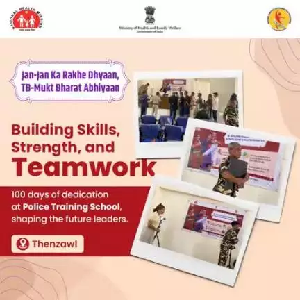 #TBMuktBharat | With the 100 days of dedicated training at Police Training School, Thenzawl, recruits have built strong skills, discipline, and teamwork.