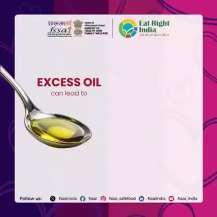 #StopObesity | Excess oil consumption can lead to obesity and negatively impact your health.