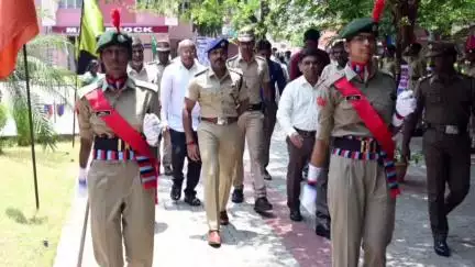முசிறி: புத்தனாம்பட்டி தனியார் கல்லூரியில் பெண்கள் பெண் பிள்ளைகள் பாதுகாப்பு குறித்து விழிப்புணர்வு மாவட்ட எஸ்பி பங்கேற்பு