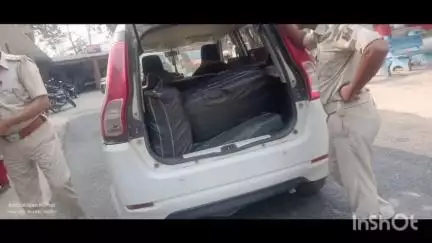 केिशनपुर: किशनपुर थाना पुलिस ने 234 लीटर शराब, वैगनार कार और चालक को गिरफ्तार किया, न्यायिक हिरासत में भेजा