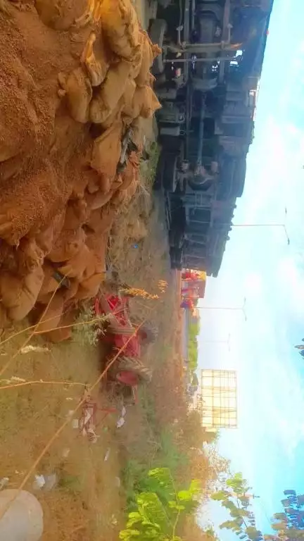 उथमण तोल नाका पर एक बड़े टोलर ने ट्रेक्टर को मारी टक्कर #सिरोही NS62