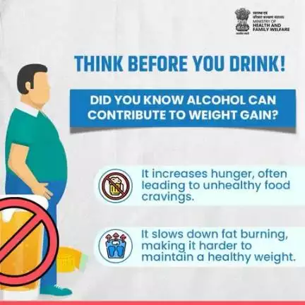 #StopObesity | Think before you drink!

Alcohol not only affects your health but can also contribute to weight gain by increasing hunger and slowing fat burning.
