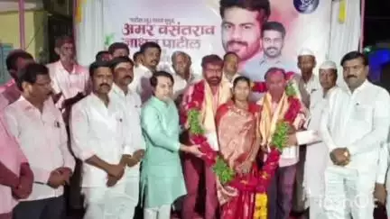 जळकोट: पाटोदा गावची भूमिपुत्र अमर पाटील यांनी पोलीस उपनिरीक्षक परीक्षेत यश संपादन केल्याबद्दल ग्रामस्थांच्या वतीने नागरी सत्कार