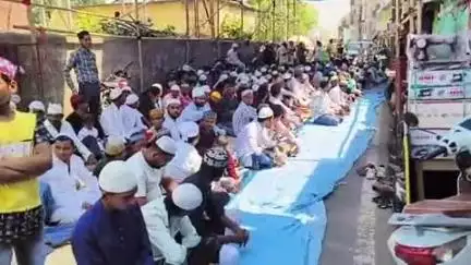 बरहरुवा: बरहरवा प्रखंड में मुस्लिम समुदाय ने रमजान का अलविदा नमाज अदा किया