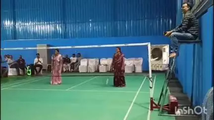 कुसमी में संभाग स्तरीय इंडोर बैडमिंटन प्रतियोगिता के शुभारंभ कार्यक्रम में सामरी विधायक उद्धेश्वरी पैकरा पहुंची