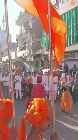 हिंदू नव वर्ष पर अनोखी झांकियां इसमें रानी लक्ष्मीबाई  #news #publicapp #news India #News24#