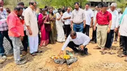 मुरुड: वळके येथे पशू संवर्धन हॉस्पिटल कामाचे भूमिपूजन