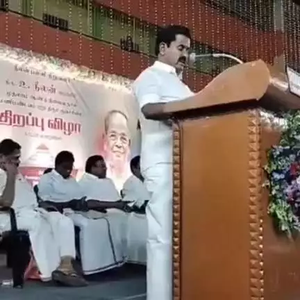 நீடாமங்கலம்: நீலன் பள்ளி நிறுவனர் மணிமண்டபம் திறப்பு விழா அதிமுக முன்னாள் அமைச்சர் காமராஜ் பங்கேற்று மரியாதை செலுத்தினார்