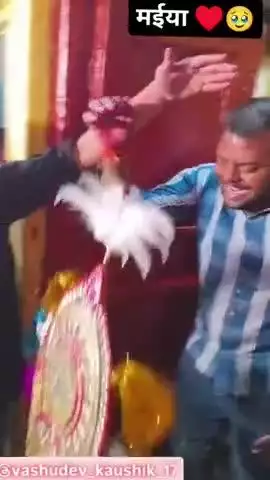 khurja me navratri kr phle din nikali gyi maa kali ki shobha yatra||