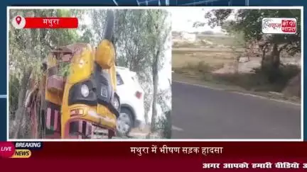 मथुरा में ऑटो पलटने से तीन यात्री घायल, चालक हिरासत में
#मथुरा #ऑटो #घायल