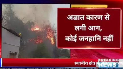 ब्रेकिंग न्यूज: अज्ञात कारण से लगी आग, कोई जनहानि नहीं #Shahpur Live