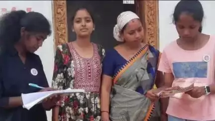 రాజపేట: రఘునాధపురం లో ఎన్ఎస్ఎస్ విద్యార్థుల ఇంటింటి సర్వే