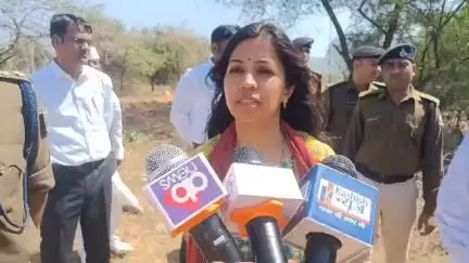 Gupta Dham pahunchi DM udata Singh #dm