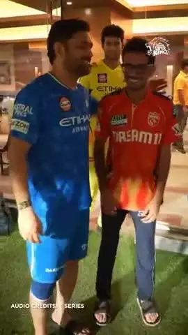 yozi aure DHONI meeting 🤝@